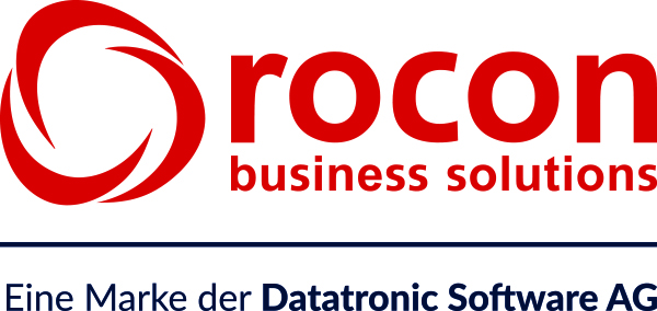 Logo rocon business solutions GmbH - Eine Marke der Datatronic Software AG